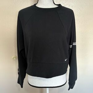 Nike Pro Dri-Fit Black Long Sleeve Sweatshirt Women’s Size Small